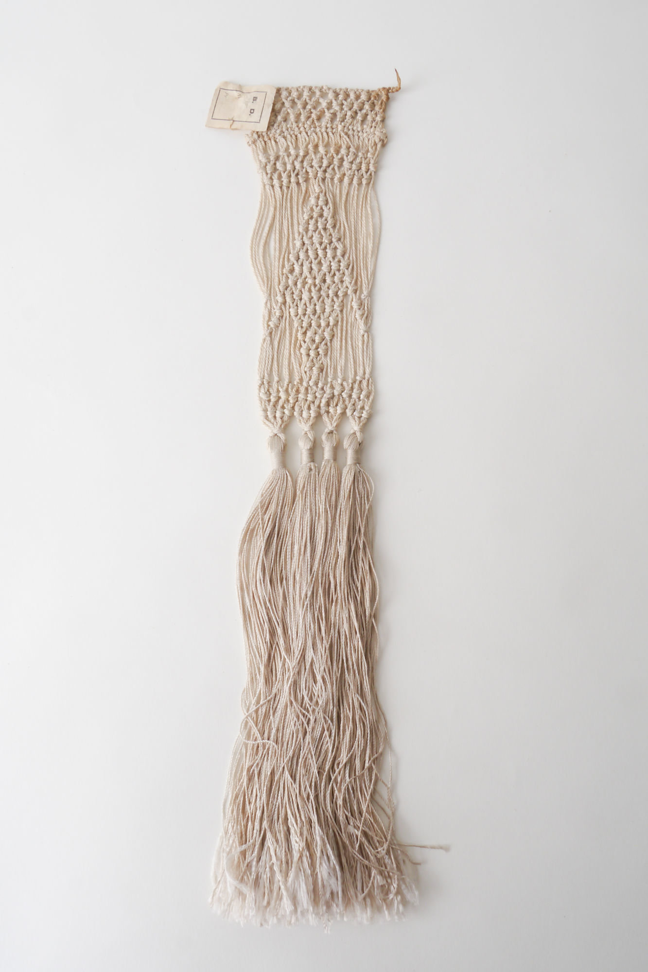 Frange als onderdeel voor het vervaardigen van passement