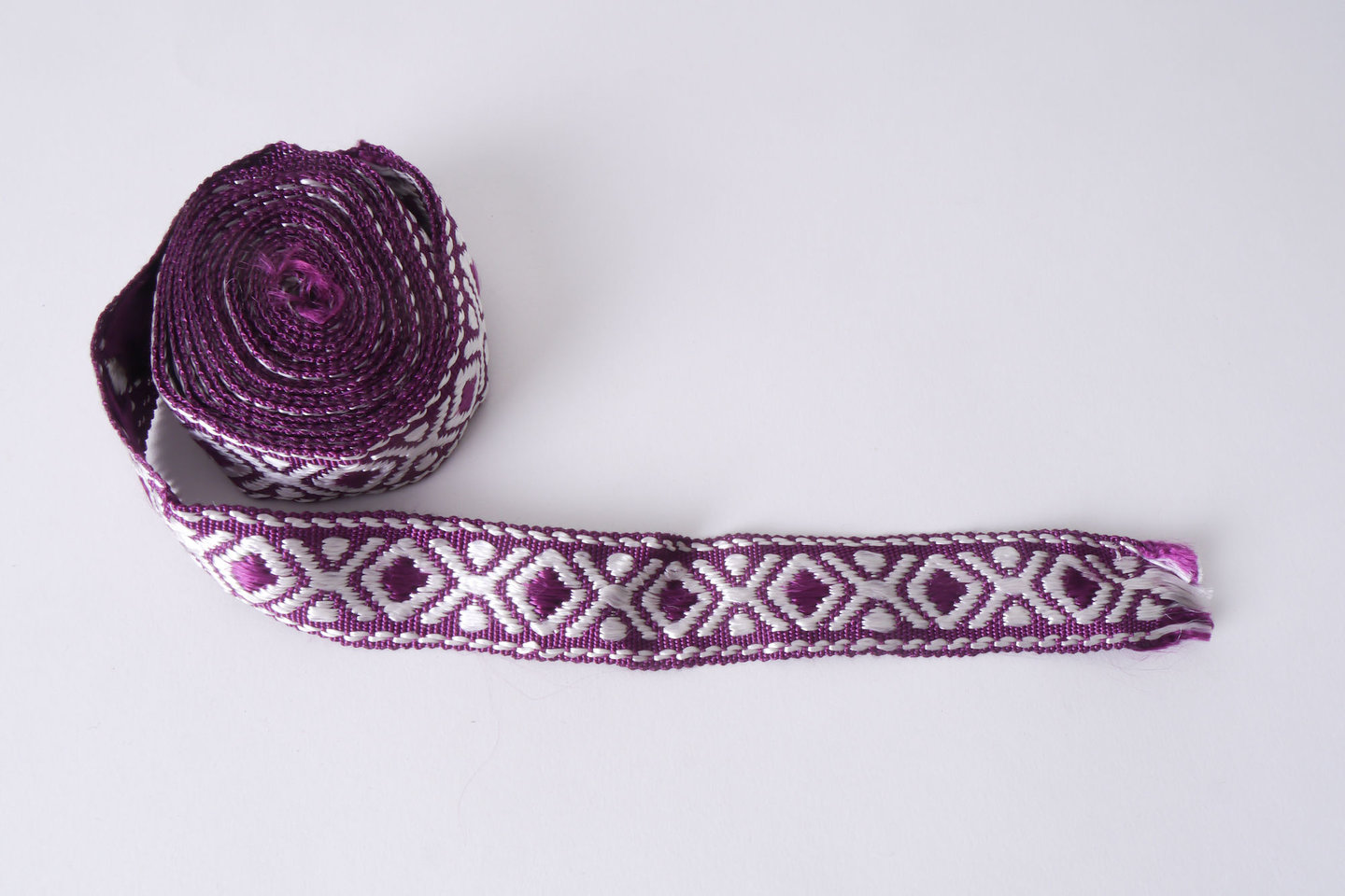 Galon of boord als onderdeel voor het vervaardigen van passement