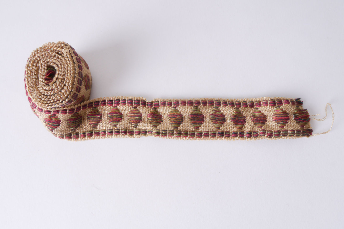 Galon of boord als onderdeel voor het vervaardigen van passement