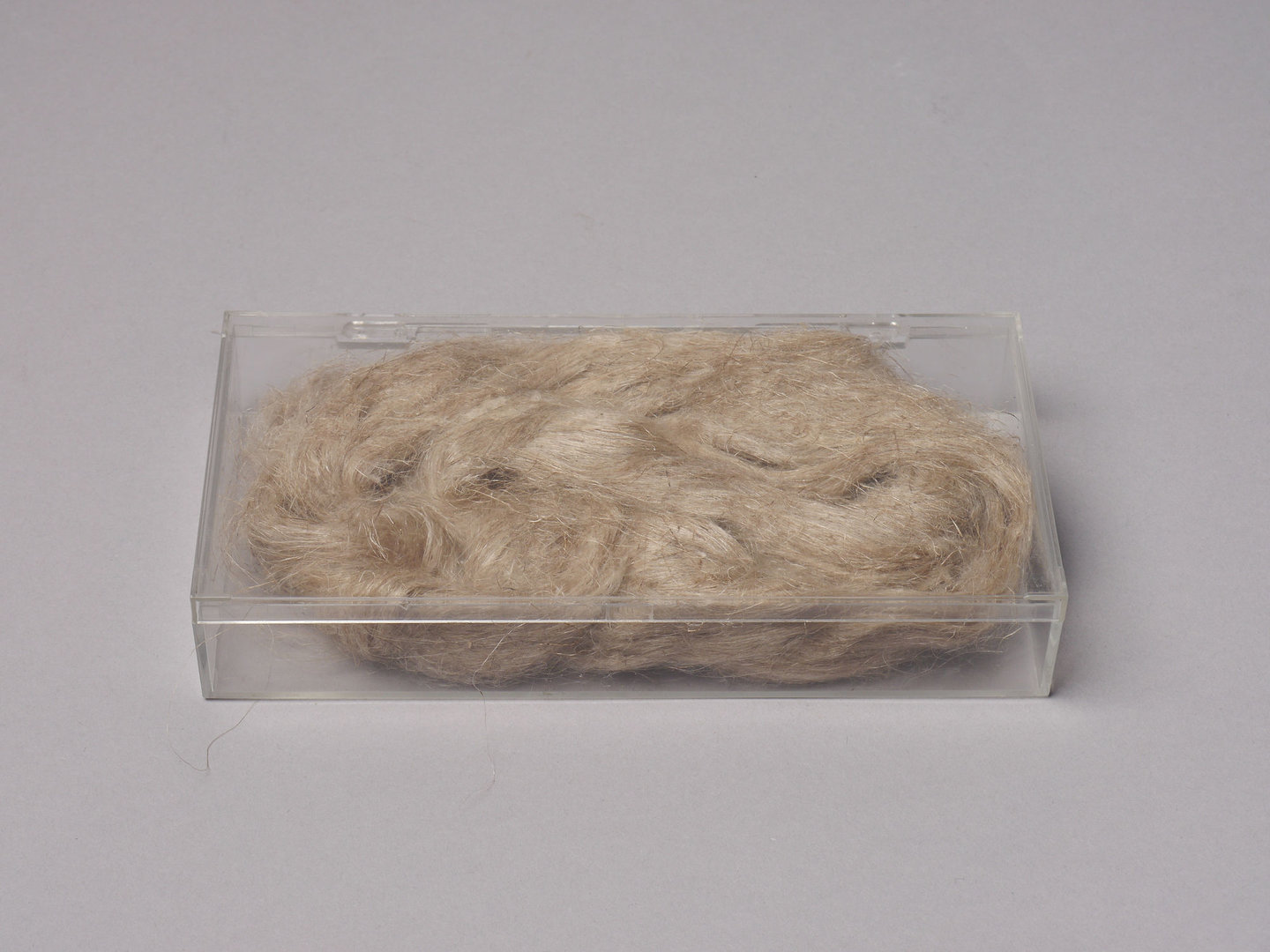 Staal van hekelklodden van vlas (dauwroot)