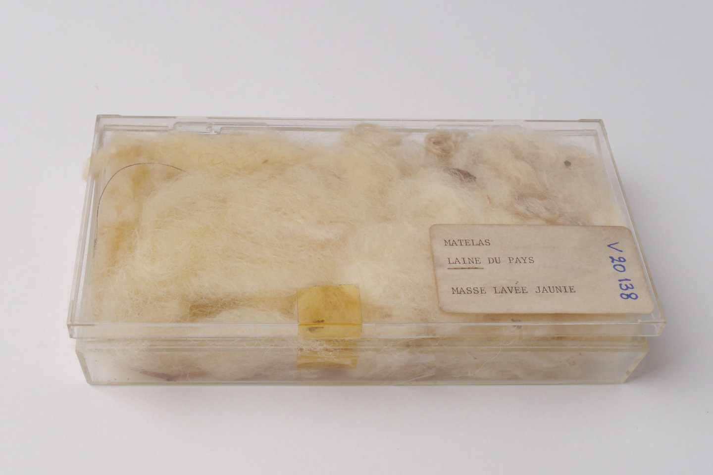 Staal van gewassen wol