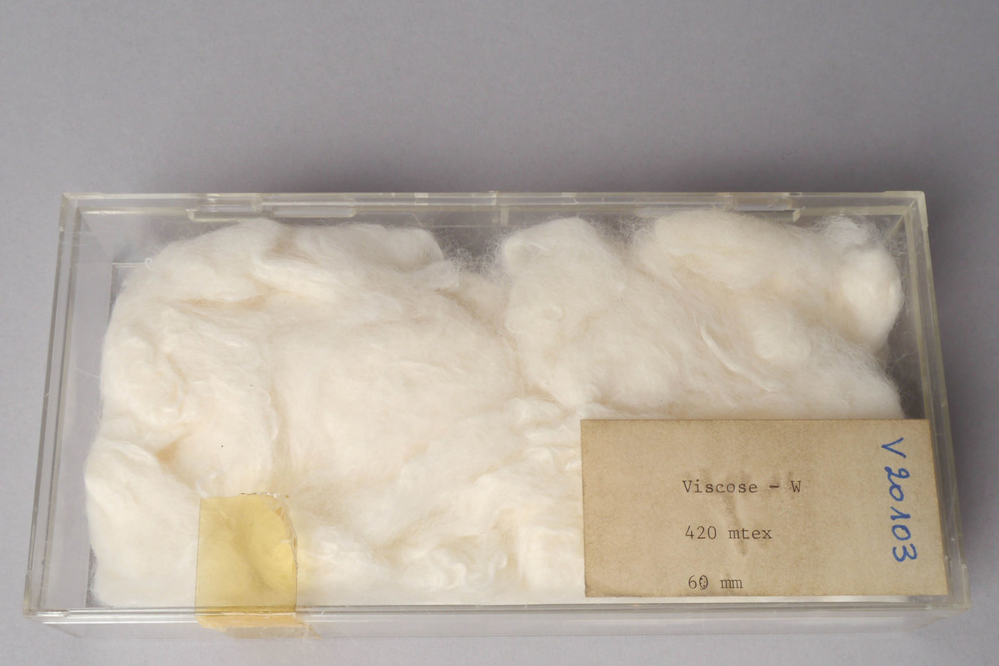 Staal van kunstzijde of viscose