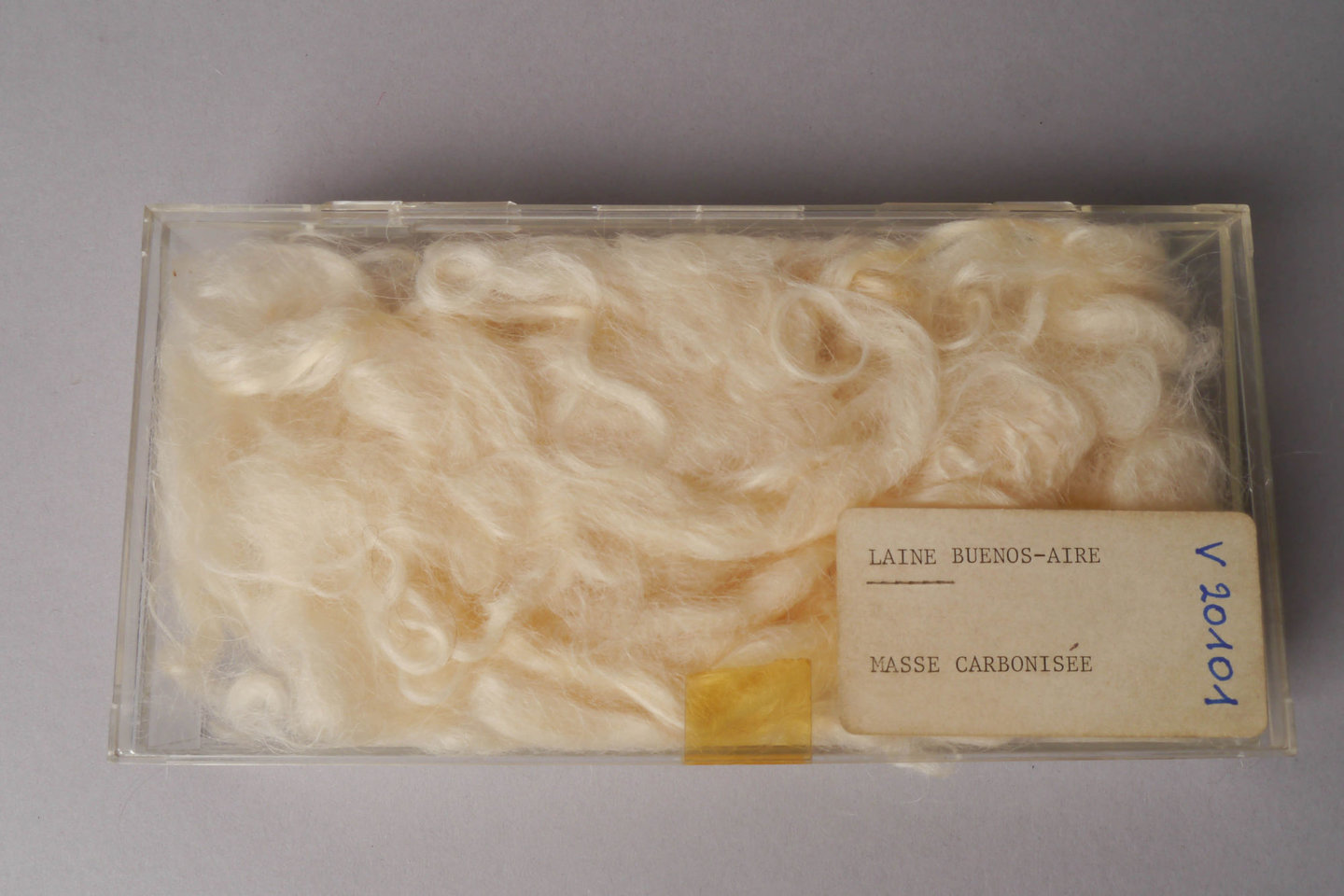 Staal van gecarboniseerde wol uit Buenos Aires