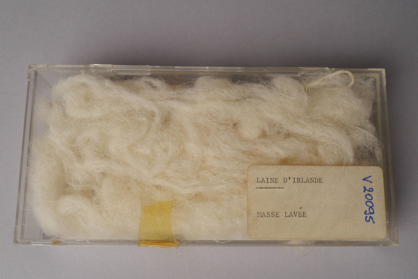 Staal van gewassen wol uit Ierland