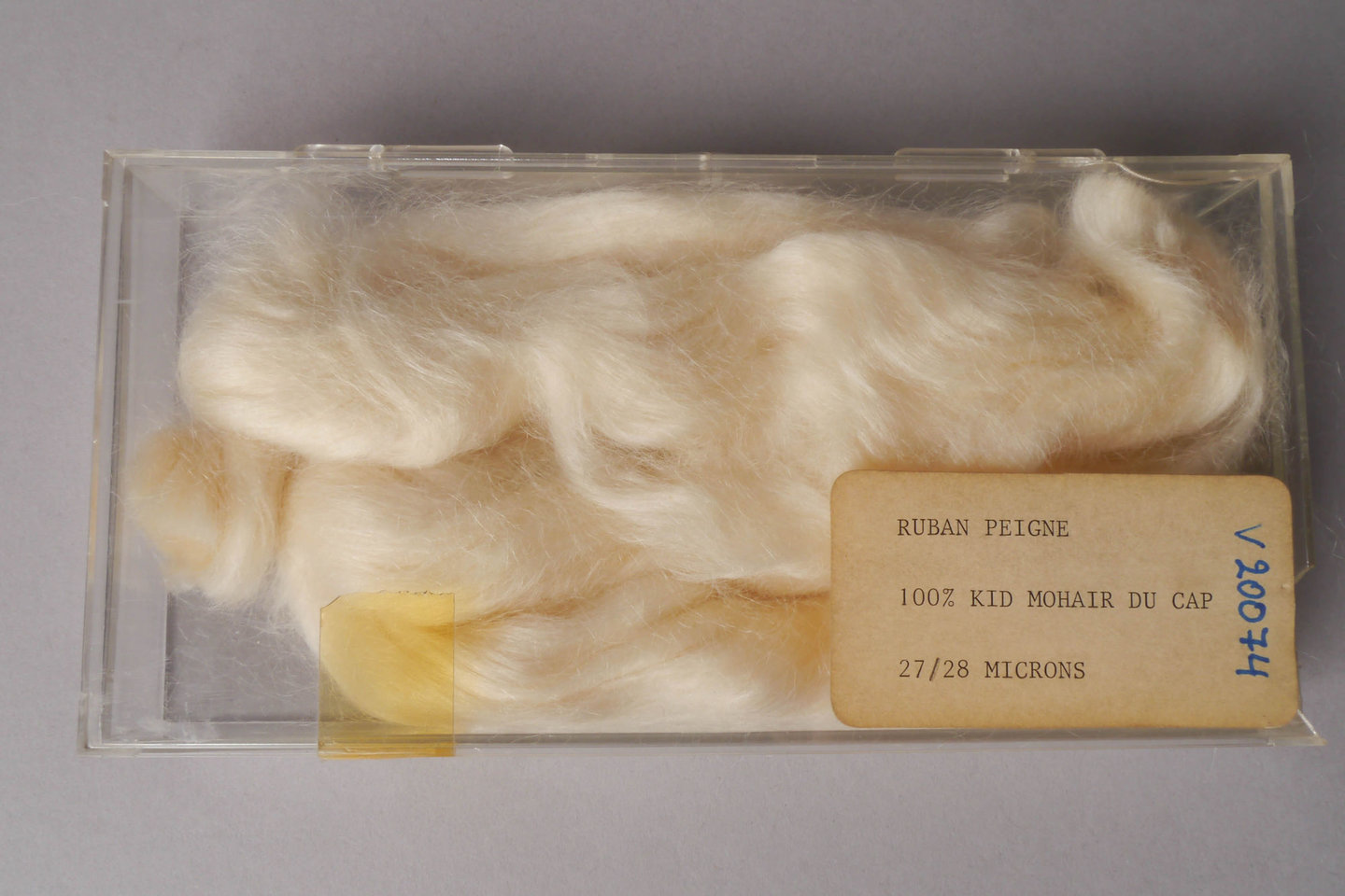 Staal van mohair wol