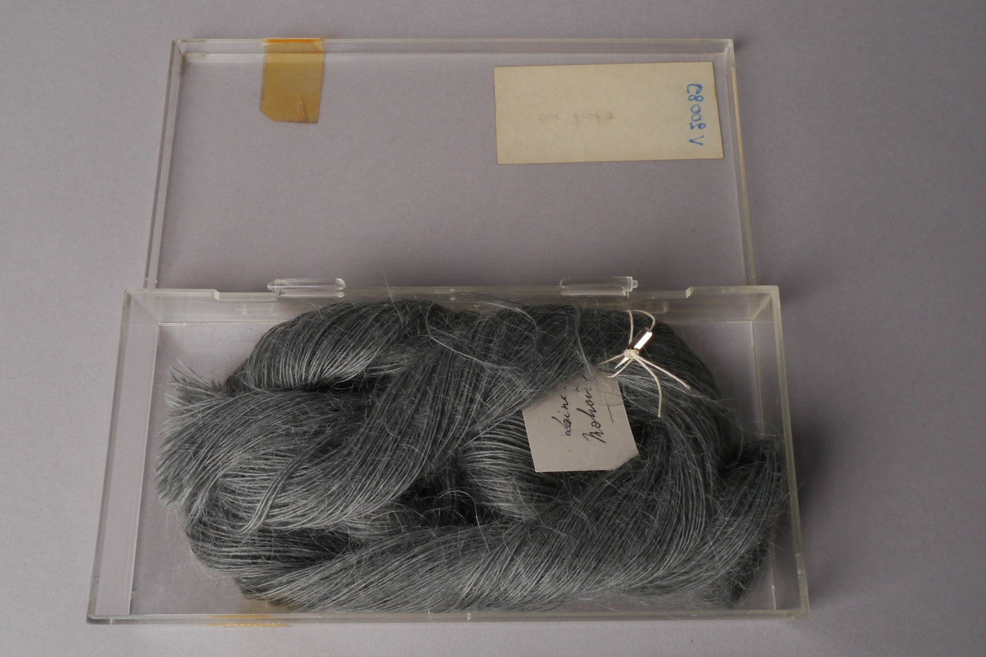 Staal van mohair wol