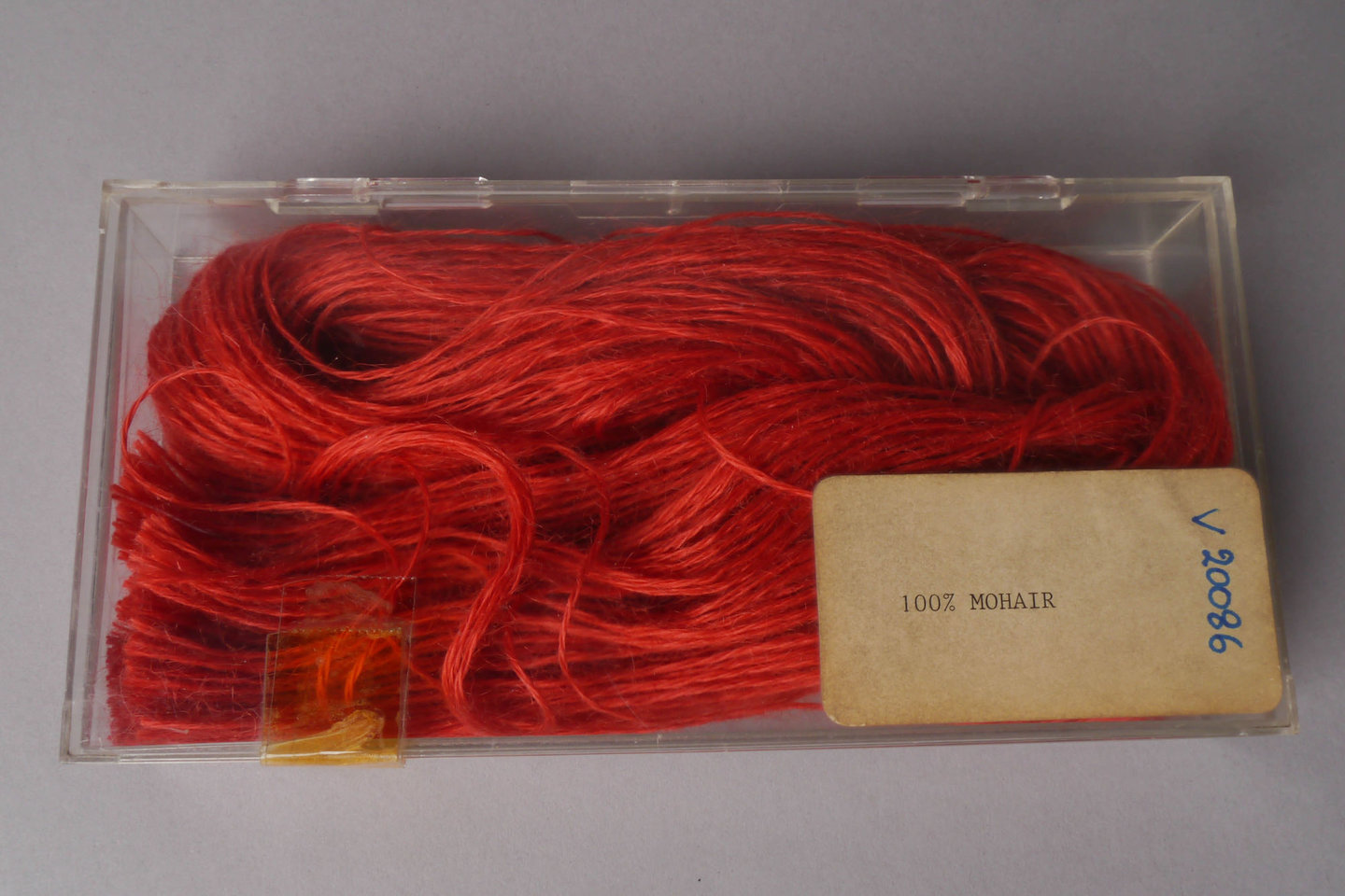 Staal van mohair wol