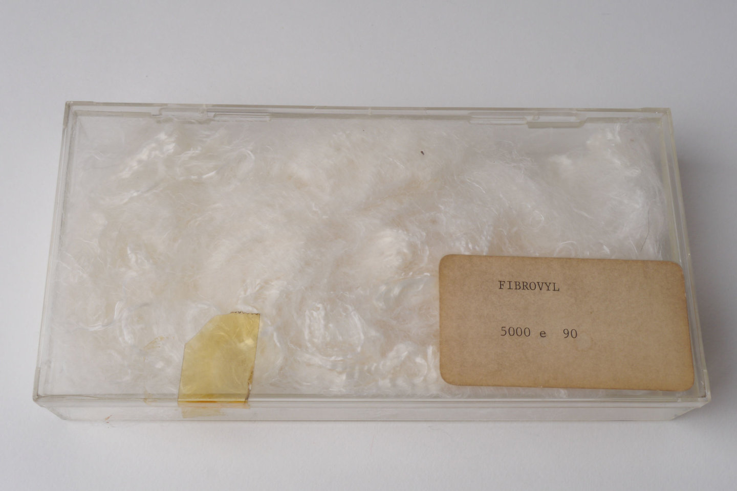 Staal van polyvinylchloride (PVC) van het type fibrovyl