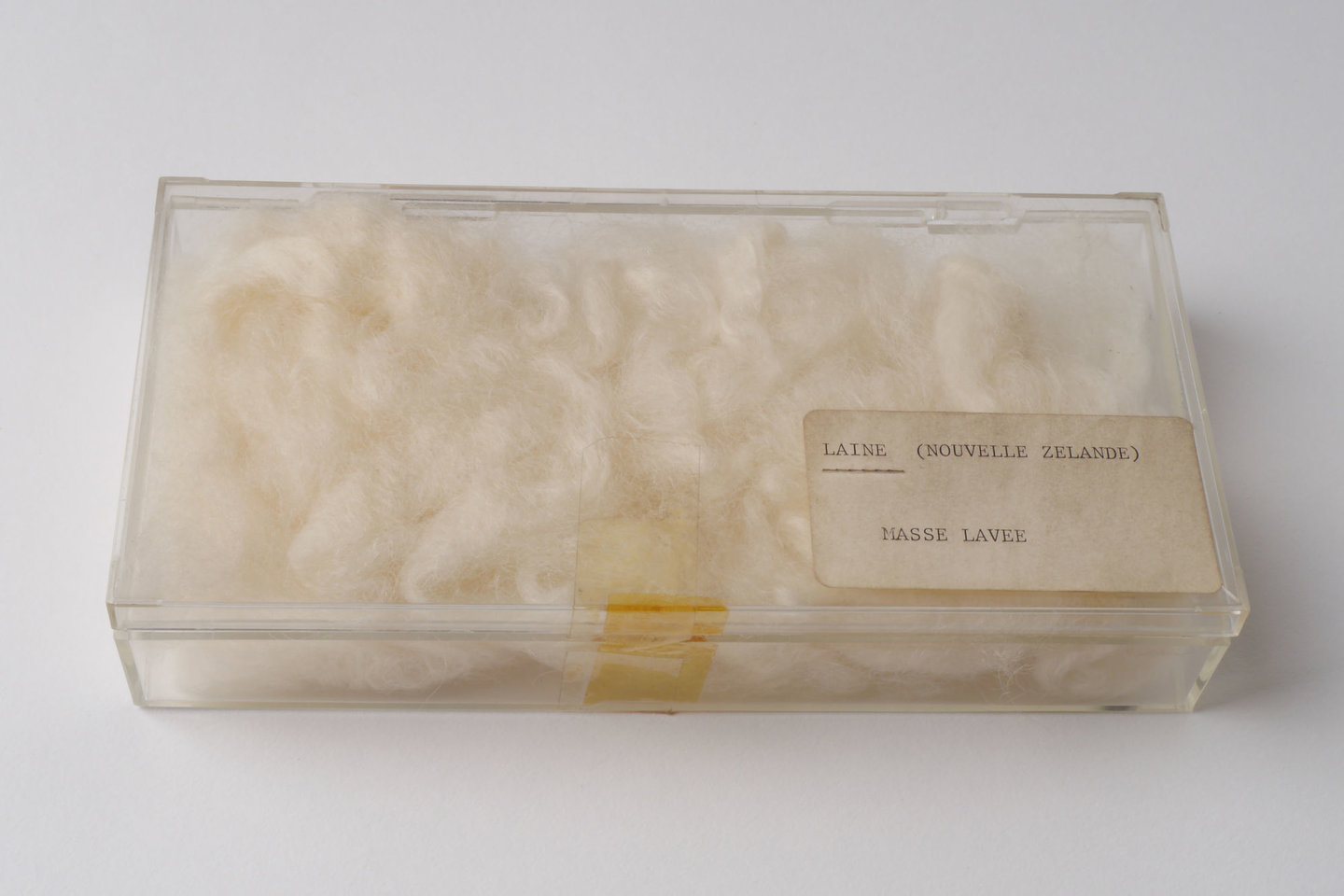 Staal van gewassen wol uit Nieuw-Zeeland