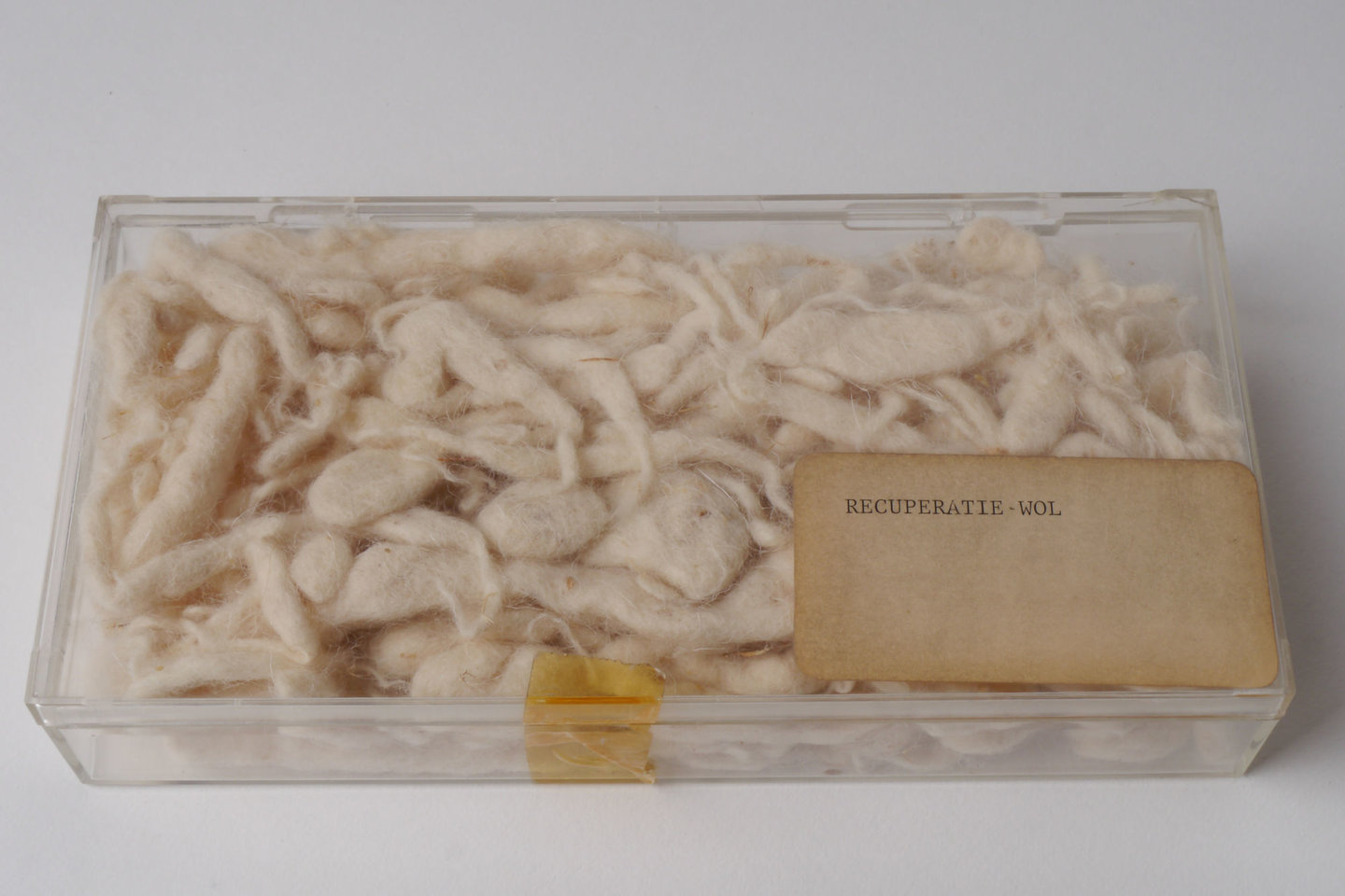 Staal van recuperatie wol