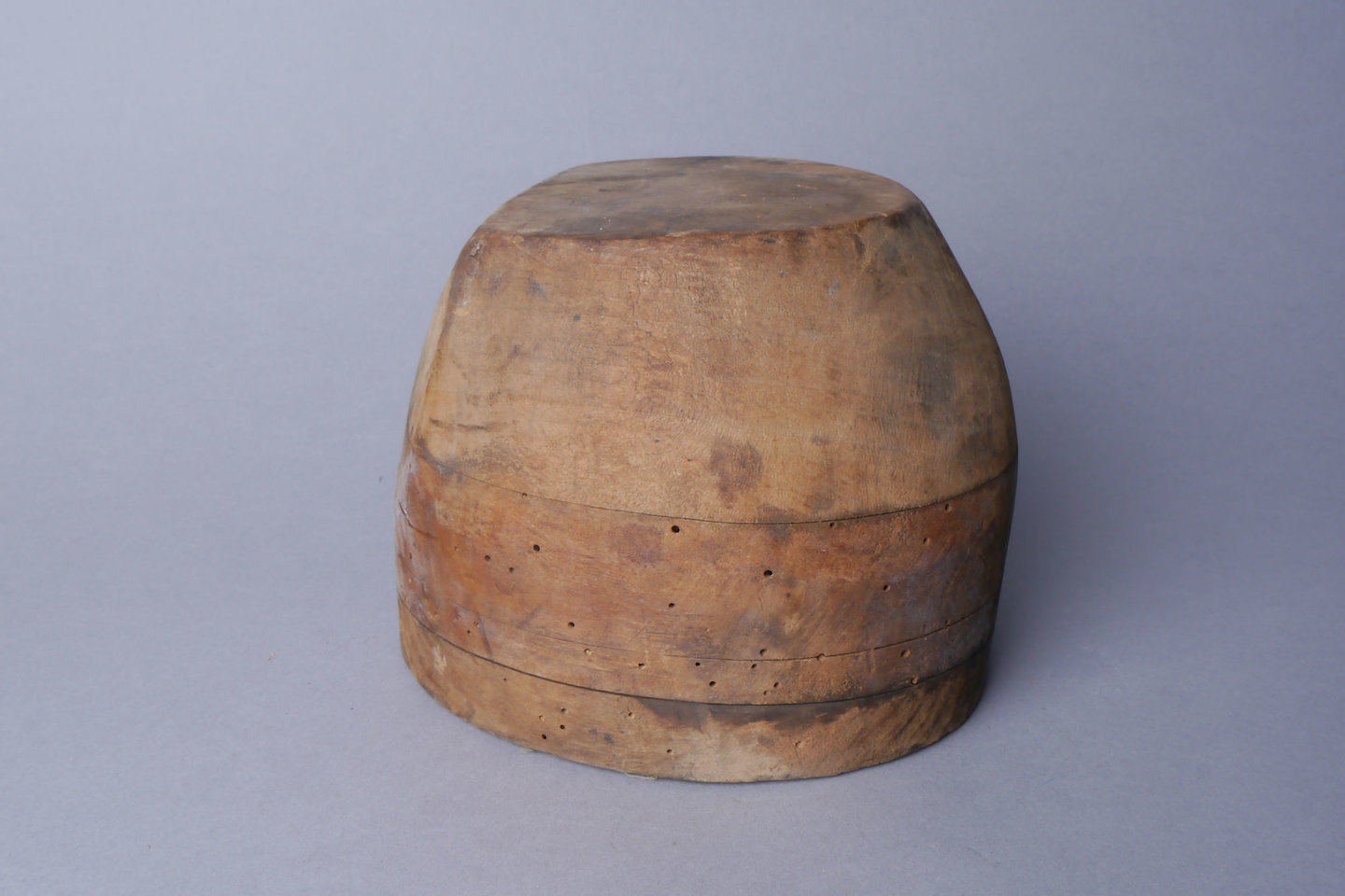 Houten mal of vorm voor hoeden