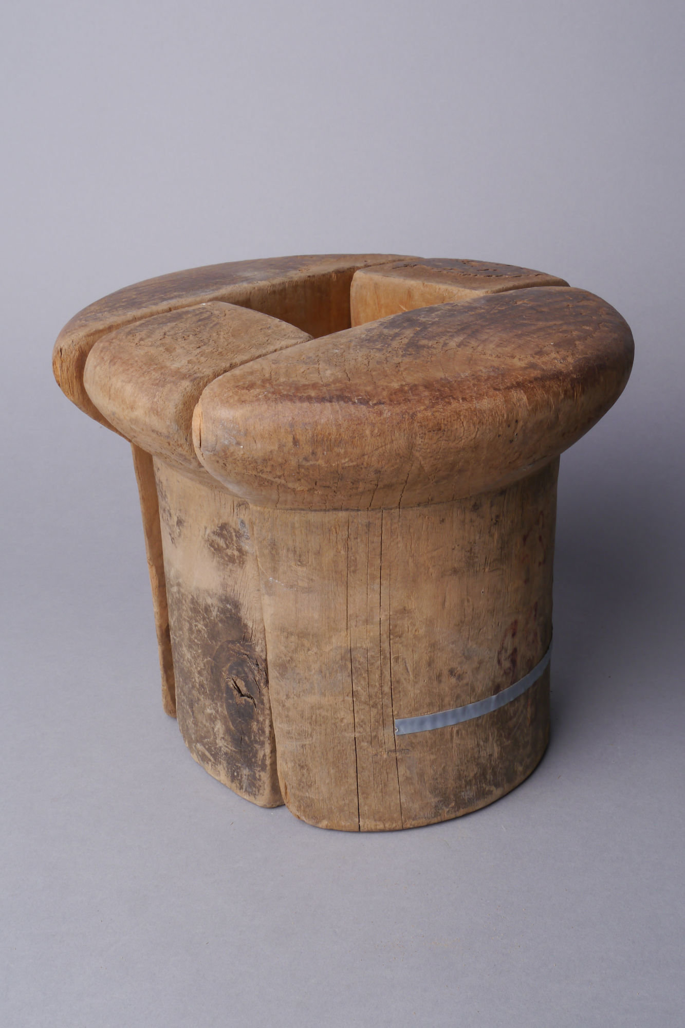 Houten mal of vorm voor hoeden