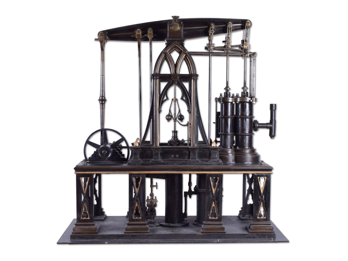 Compound balansstoommachine, ca. 1840