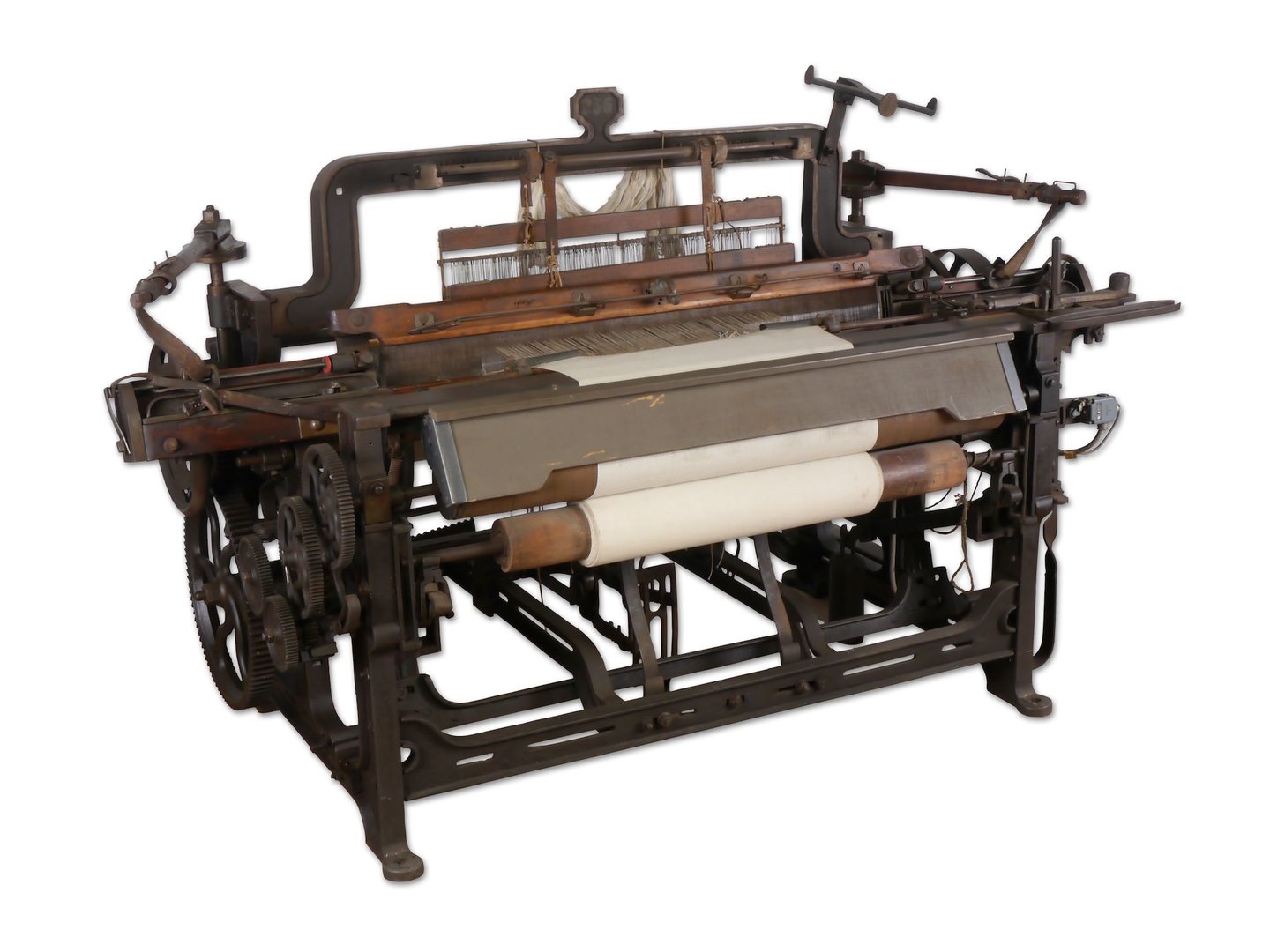 Mechanisch weefgetouw of power loom.