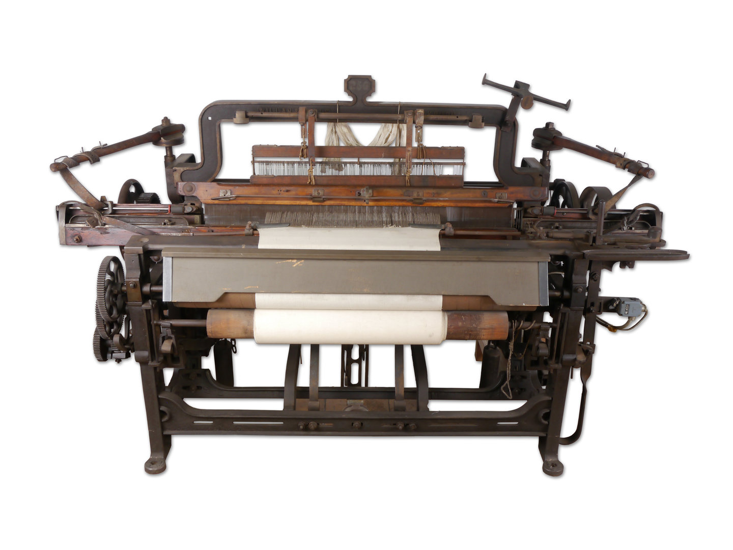 Mechanisch weefgetouw of power loom.