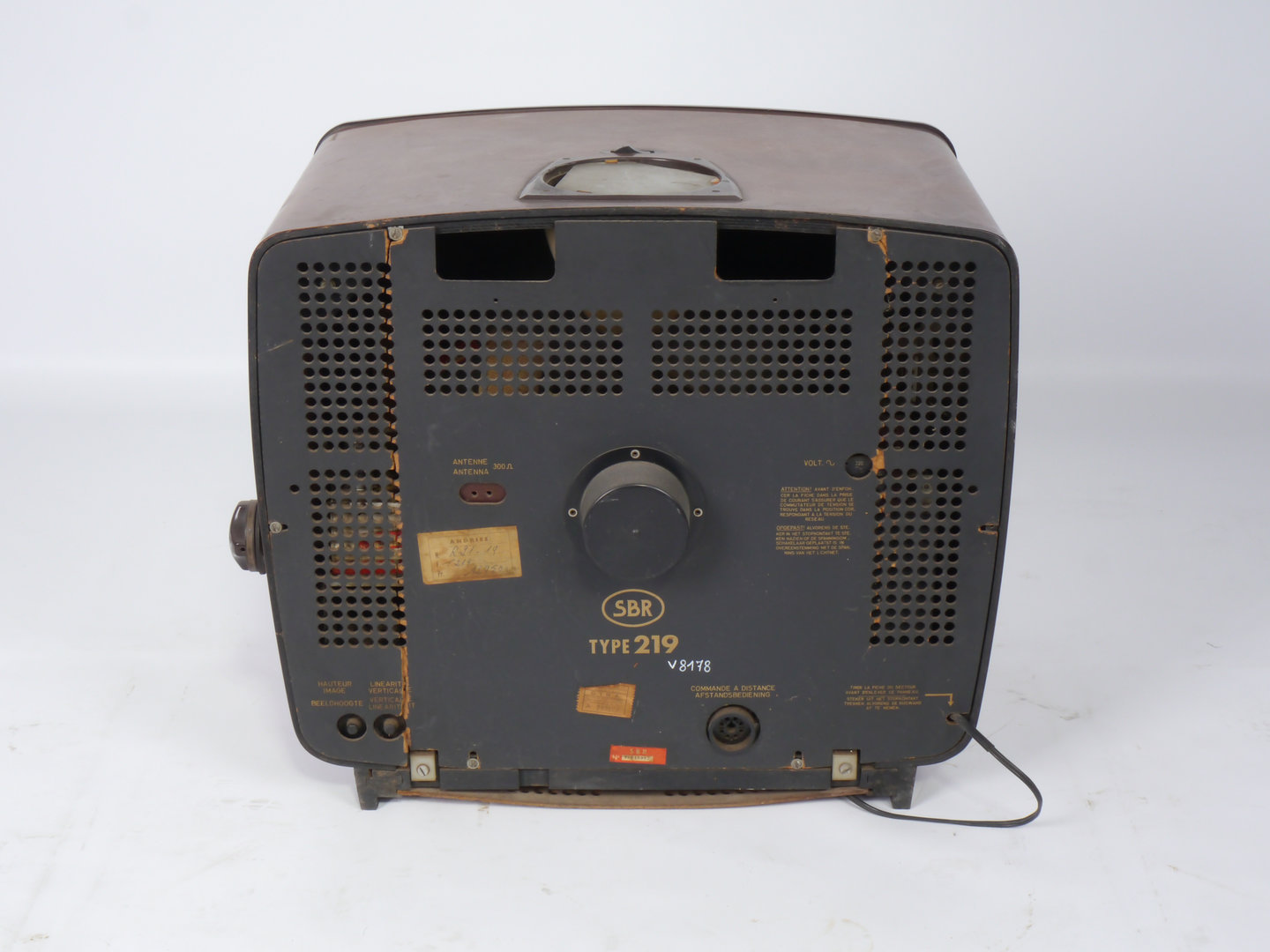 Televisietoestel van het merk SBR, type 219, Filtromatic