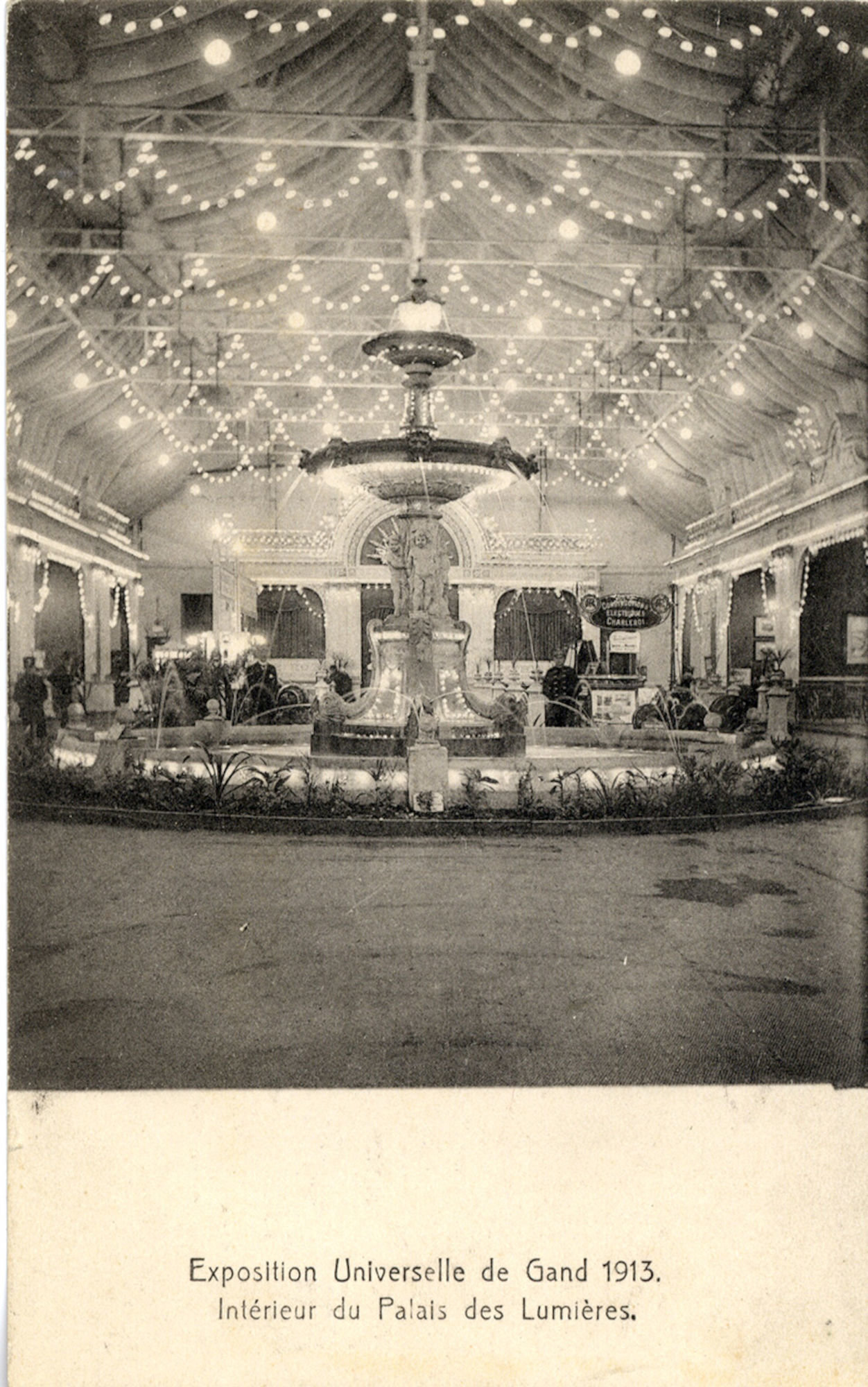 Postkaart ter gelegenheid van de wereldtentoonstelling te Gent