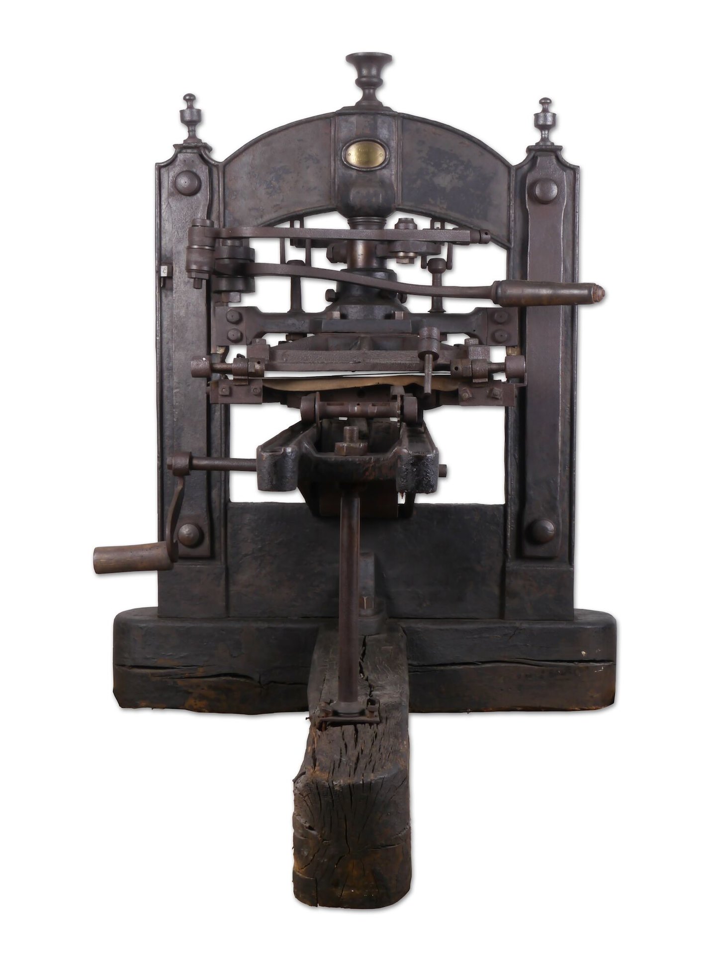Printing press in cast iron produced by Gouvy