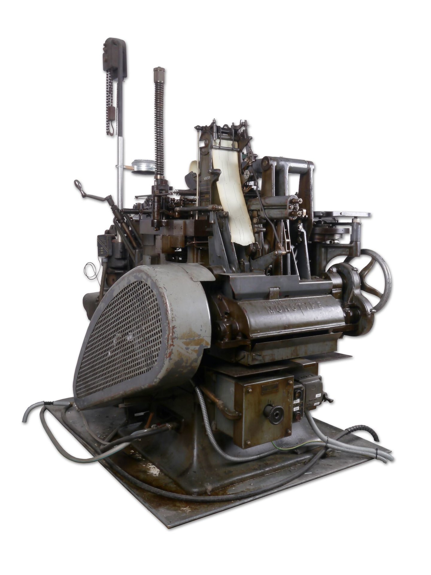 Lettergietmachine van het merk Monotype