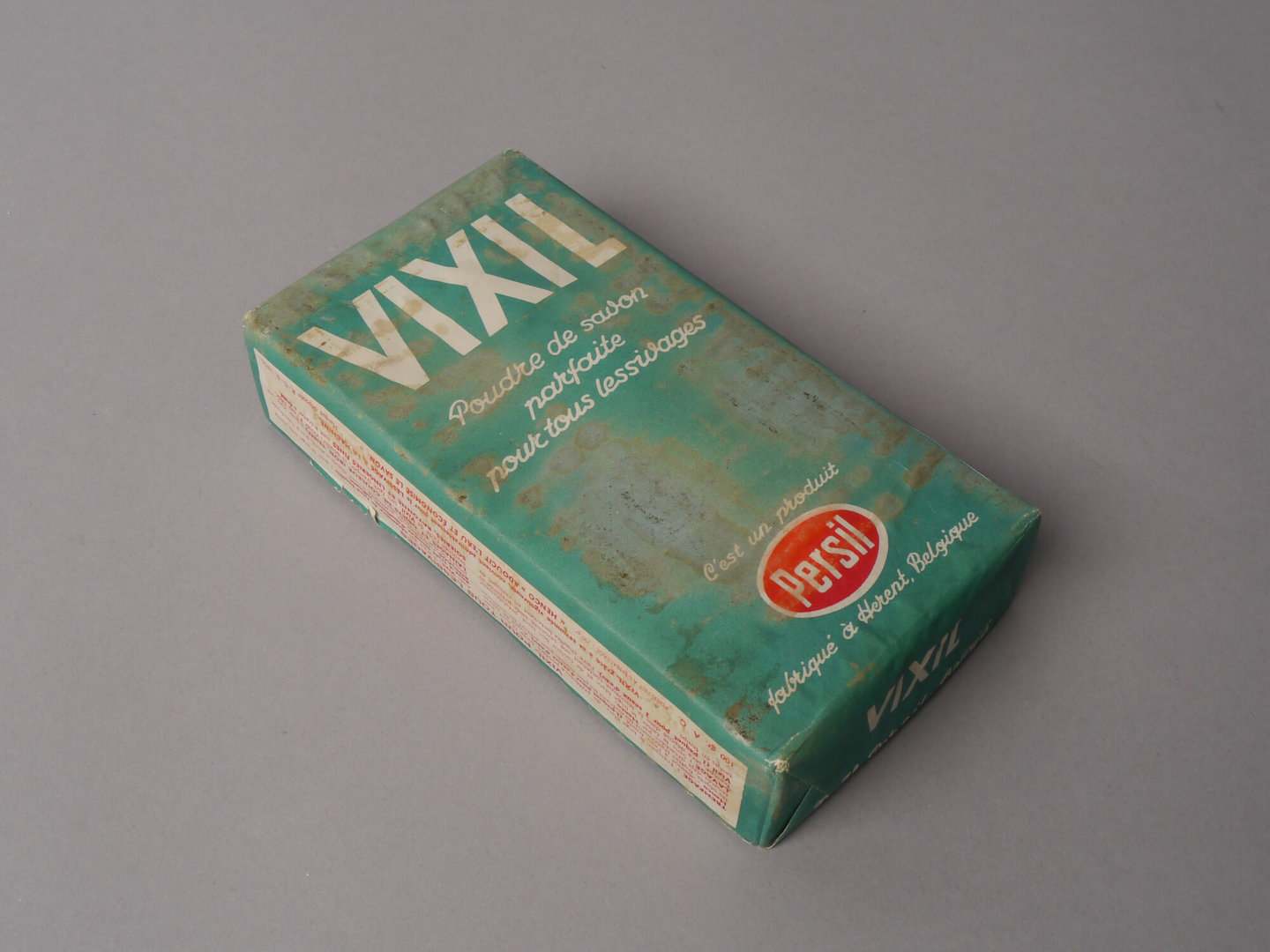 Verpakking met waspoeder van het merk Vixil