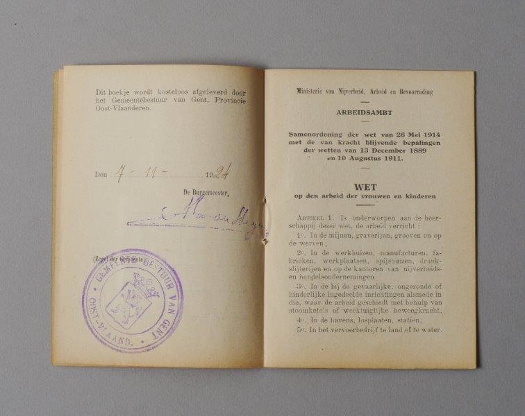 Wetboekje van Clara Ida Backe