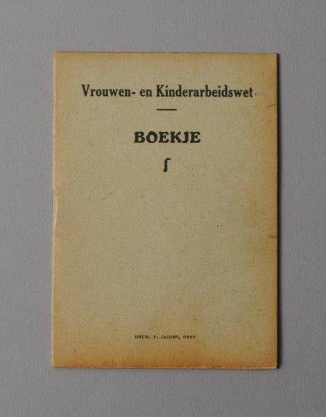 Wetboekje van Clara Ida Backe