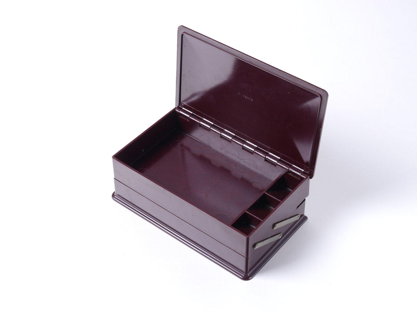 Rechthoekige doos met twee scharnierende delen