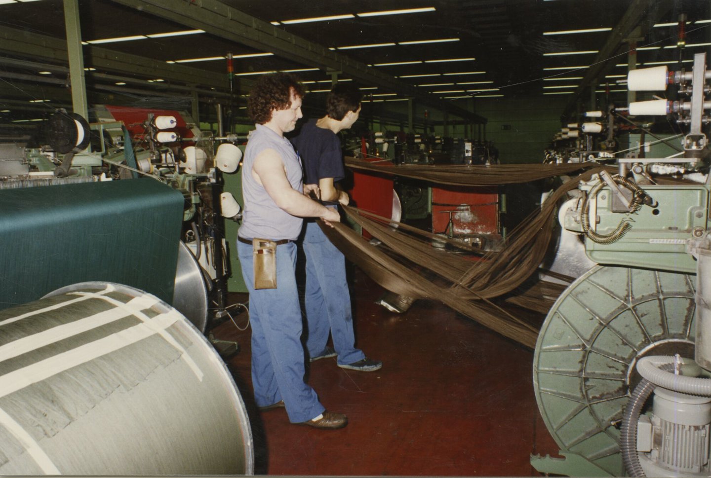Binnenzicht textielfabriek UCO Braun in Gent
