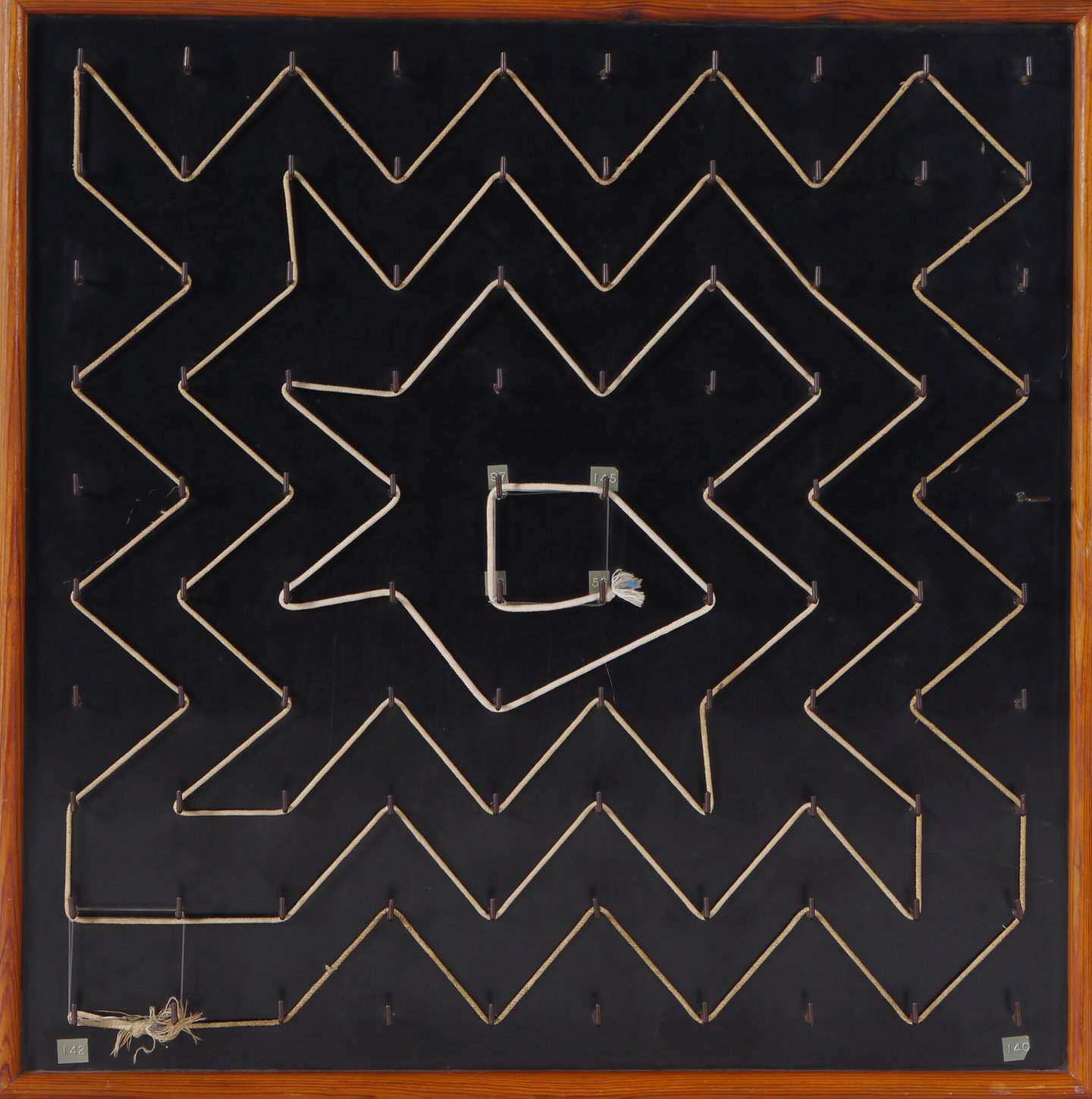 Selectietest of memotechnische test voor textielarbeiders