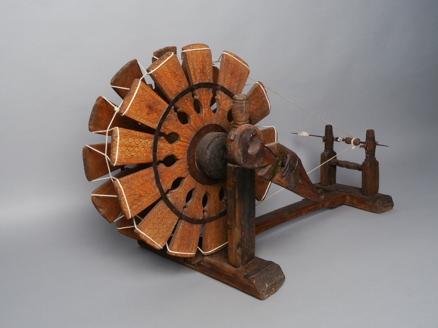 Indisch spinnewiel voor katoen